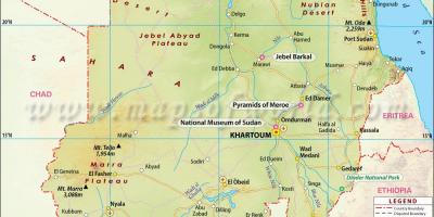 Карта горада Судана